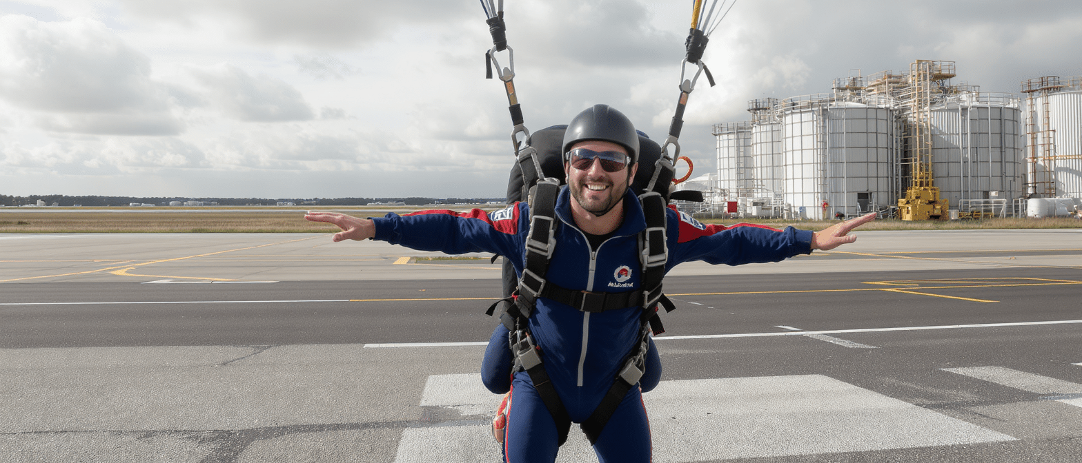 vivez une expérience inoubliable à saint-nazaire avec le saut en parachute, un sport extrême qui séduira tous les amateurs d'adrénaline. plongez dans le vide et ressentez la montée d'adrénaline tout en admirant des vues à couper le souffle !