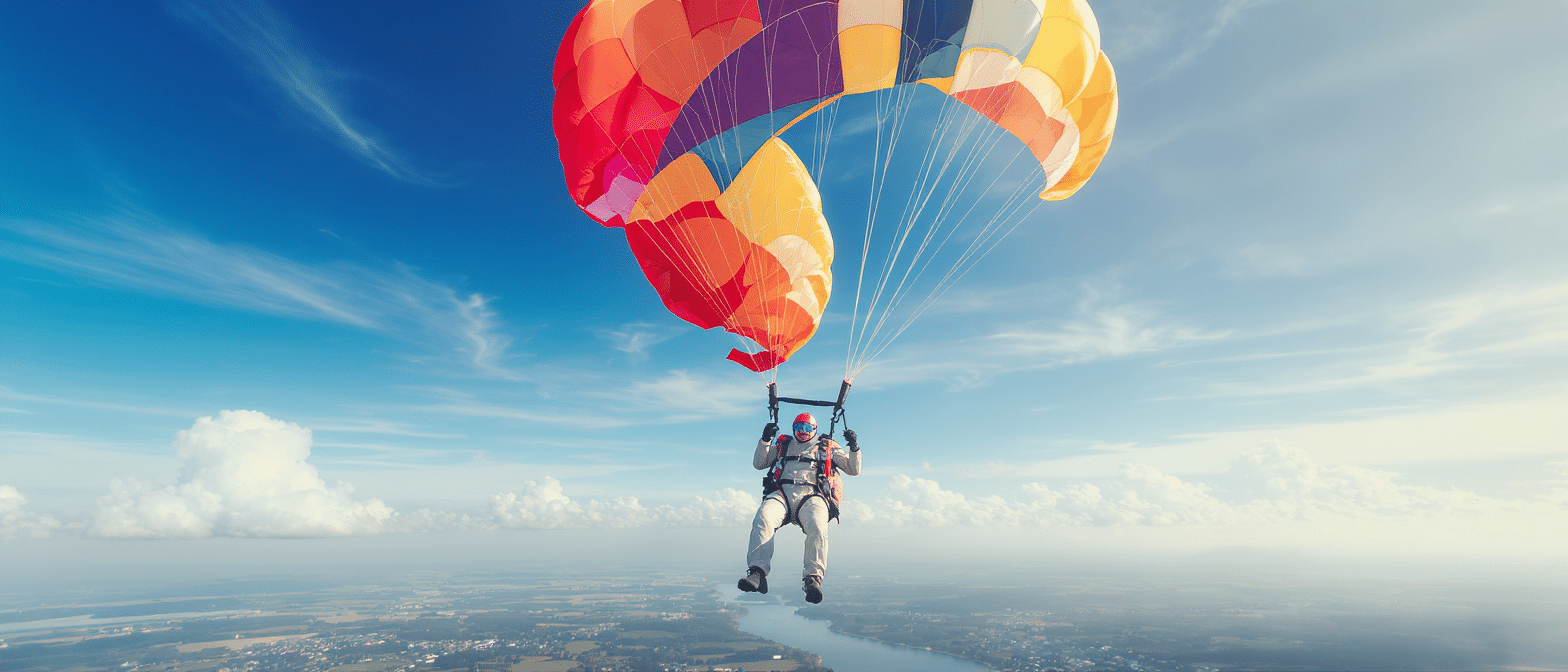 vivez l'ultime sensation de liberté avec le saut en parachute tandem. découvrez les paysages à couper le souffle tout en profitant d'une expérience sécurisée et encadrée par des professionnels. préparez-vous à un moment inoubliable et à une montée d'adrénaline incomparable !