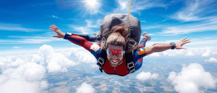 découvrez le frisson absolu avec le saut en parachute tandem ! vivez une expérience inoubliable, entre adrénaline et paysages à couper le souffle, accompagné d'un instructeur professionnel. préparez-vous à réaliser un rêve et à ressentir la liberté totale dans les airs.