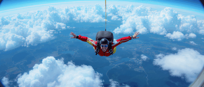 vivez l'adrénaline unique du saut en parachute ! plongez dans le vide et ressentez la liberté ultime lors de cette expérience inoubliable. préparez-vous à faire le grand saut et à admirer des paysages à couper le souffle depuis les cieux.