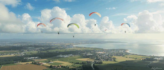 vivez une expérience inoubliable avec un saut en parachute à vannes - meucon dans le morbihan (56). profitez d'une vue imprenable sur la côte bretonne tout en ressentant l'adrénaline de la chute libre. réservez dès maintenant votre aventure aérienne !