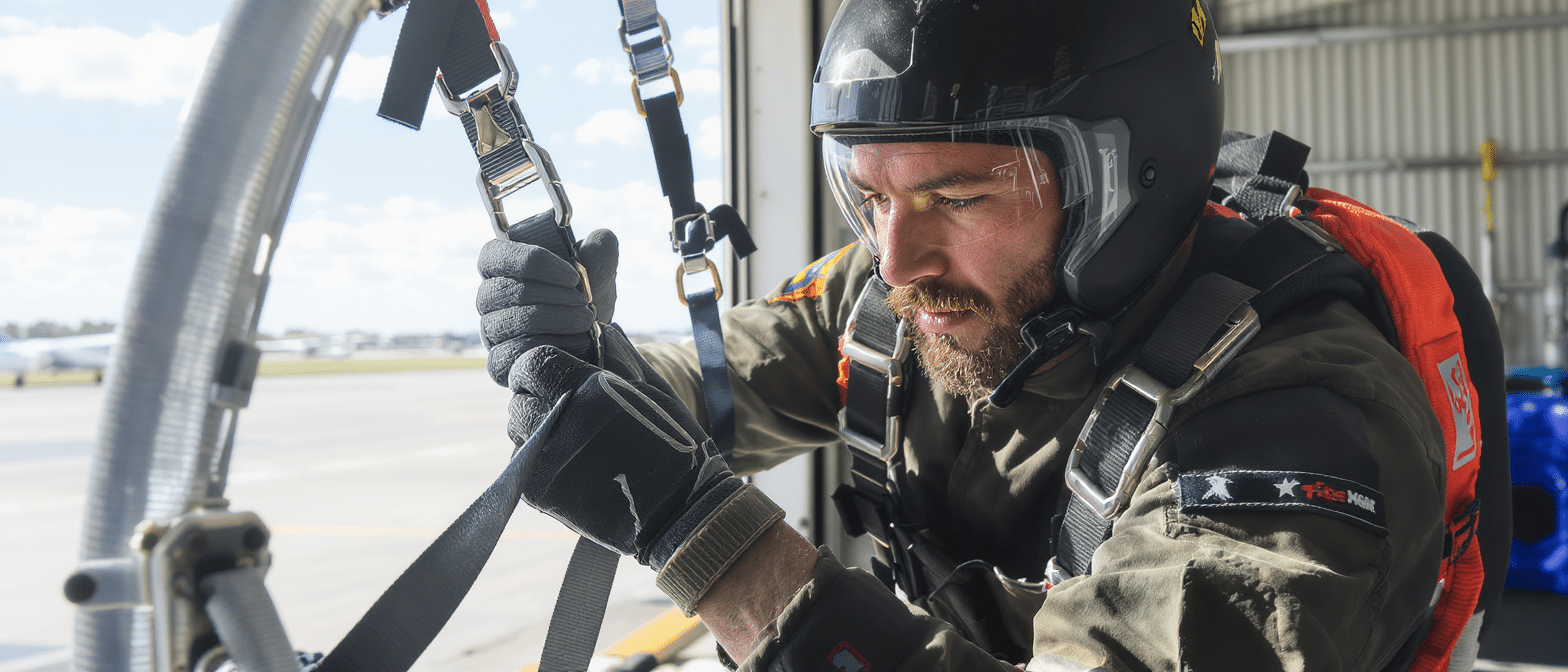 vivez l'inoubliable avec le saut en parachute, une expérience exaltante qui vous offre une sensation de liberté inégalée et une montée d'adrénaline incroyable. plongez dans le vide et découvrez des paysages à couper le souffle tout en faisant le plein d'émotions. préparez-vous à repousser vos limites et à vivre un moment unique qui restera gravé dans votre mémoire!