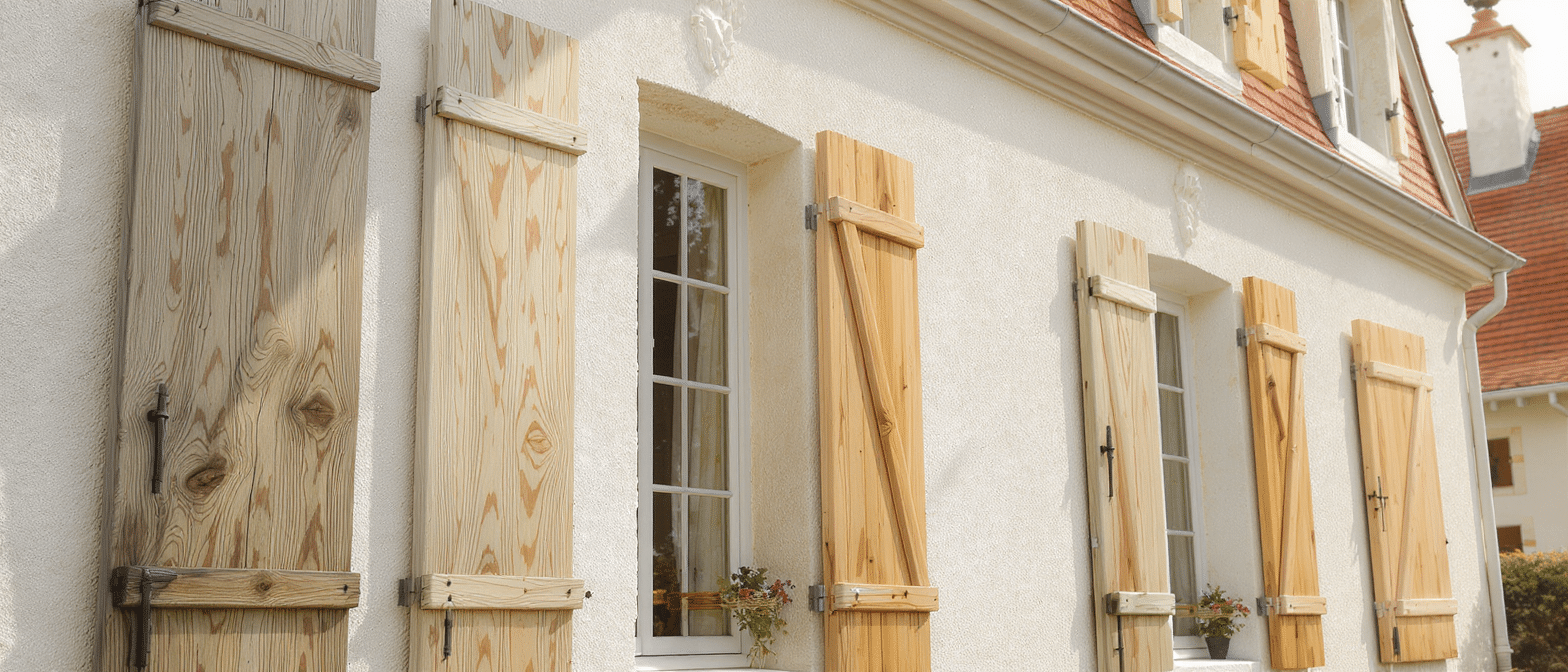 découvrez les volets en bois à lames verticales, une option esthétique et pratique pour votre maison. offrant une isolation thermique et acoustique, ces volets ajoutent du charme tout en garantissant une protection optimale. faites le meilleur choix pour allier style et fonctionnalité.